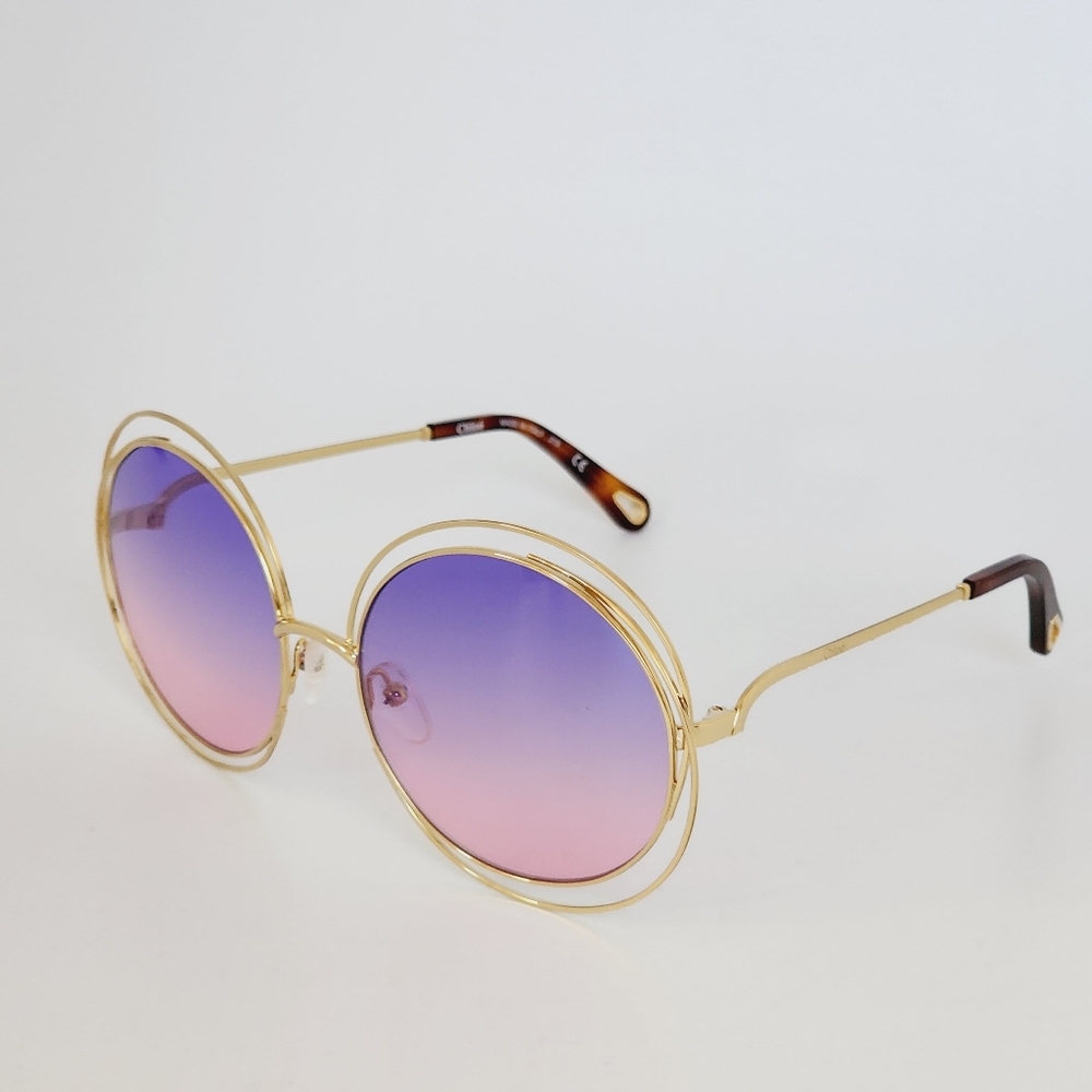❤️CHLOE ROSIE OVERSIZED ROUND SUNGLASSES - Picture 4 of 6